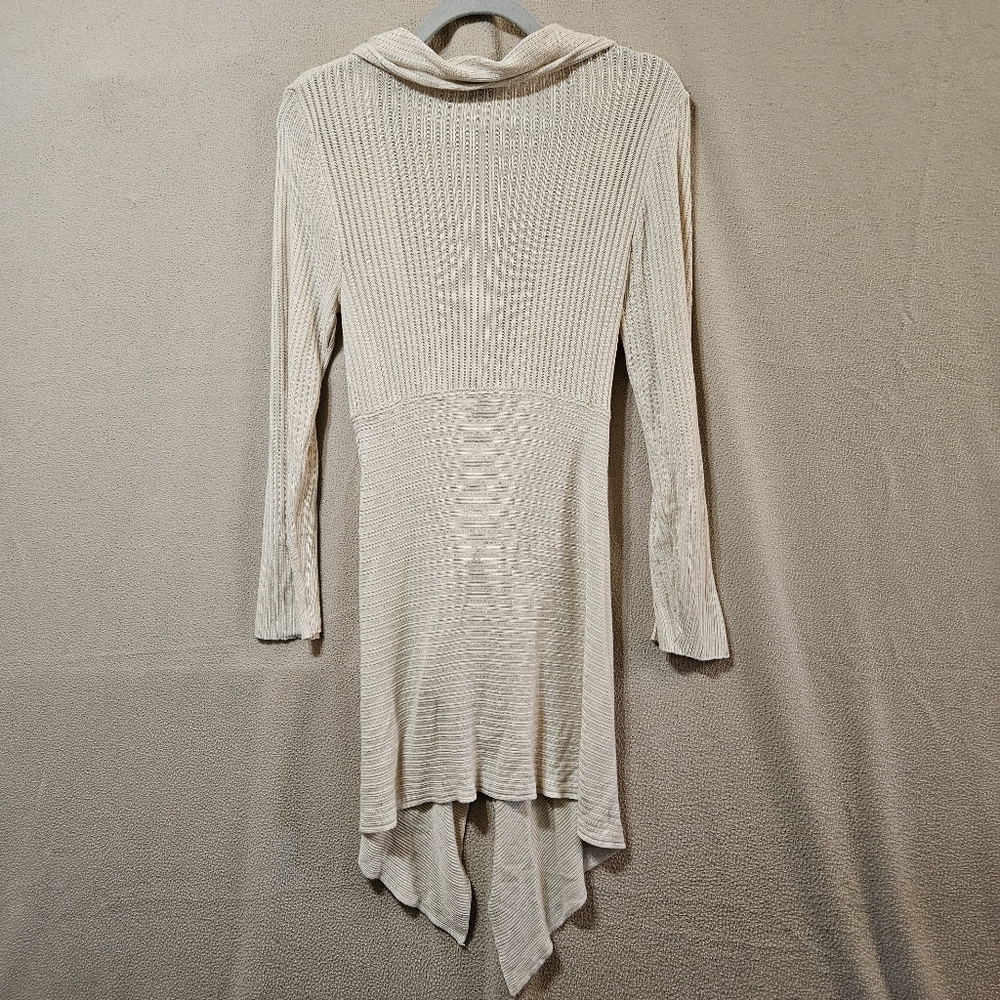 Belldini Lg Cream Women's Long Cardigan - Picture 4 of 6
